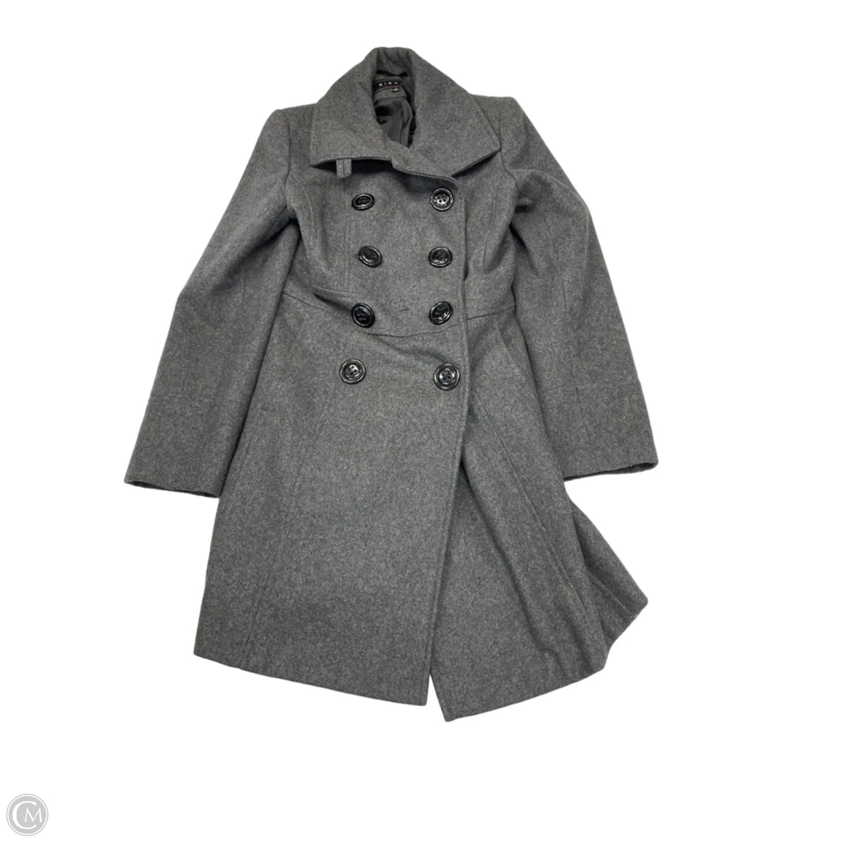Coat Wool By Cmb In Grey, Size: S