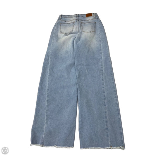 Jeans Flared By Prettygarden In Blue Denim, Size: 6