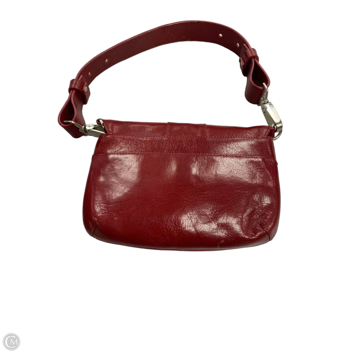 Handbag Leather By Hobo Intl, Size: Medium