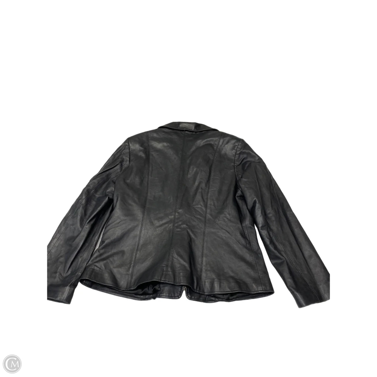 Jacket Leather By Cmb In Black, Size: L