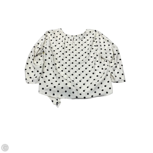 Top 3/4 Sleeve By Talbots In Polkadot Pattern, Size: Xl