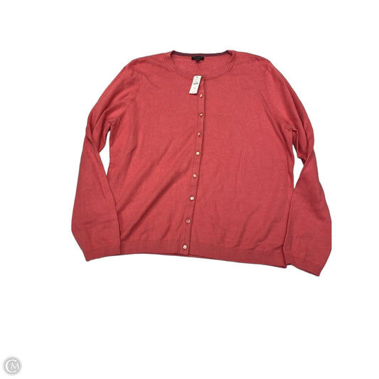 Cardigan By Talbots In Pink, Size: Xl