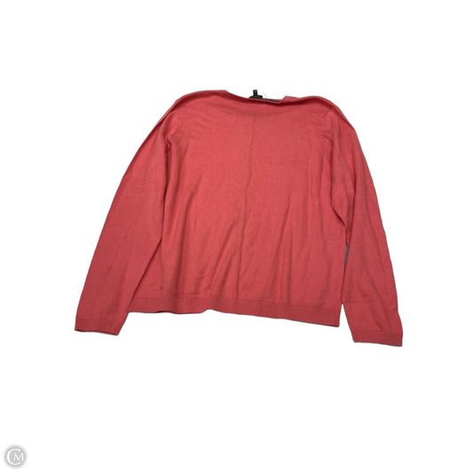 Cardigan By Talbots In Pink, Size: Xl