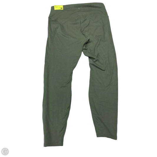 Athletic Leggings By All In Motion In Green, Size: Xl