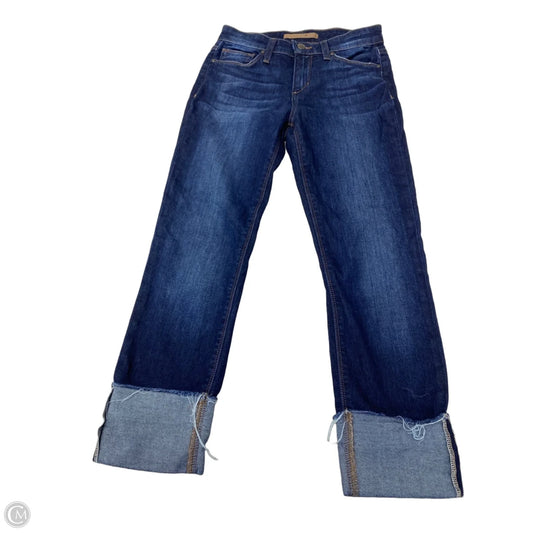Jeans Cropped By Joes Jeans In Blue Denim, Size: 0