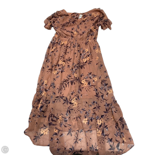 Dress Casual Midi By Express In Floral Print, Size: S