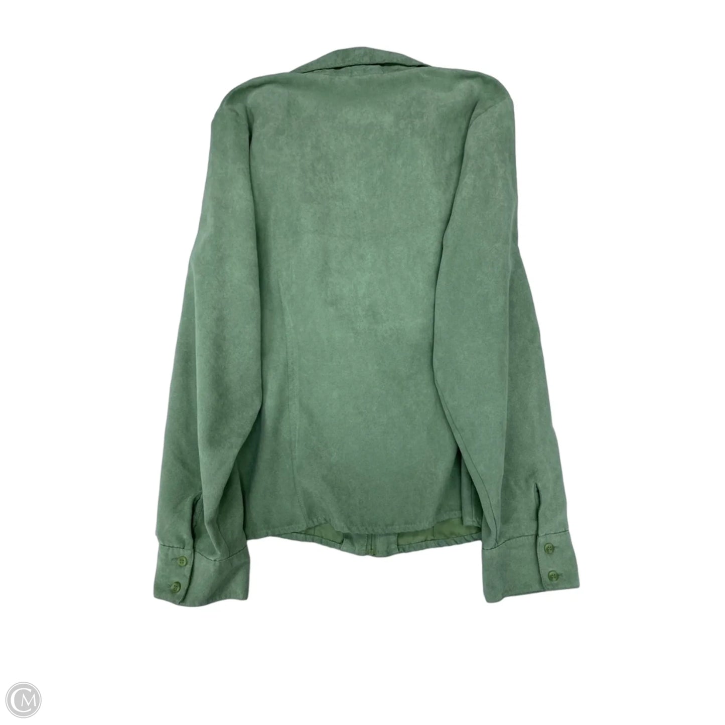 Jacket Shirt By Sonoma In Green, Size: Xl