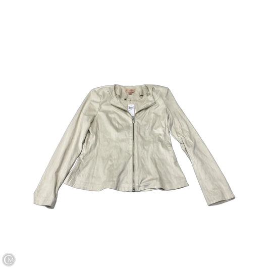 Jacket Moto By Philosophy In Cream, Size: S