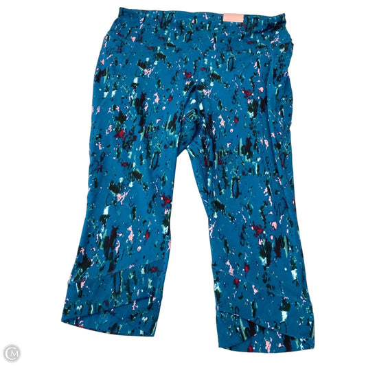 Athletic Leggings Capris By Livi Active In Multi-colored, Size: 2x