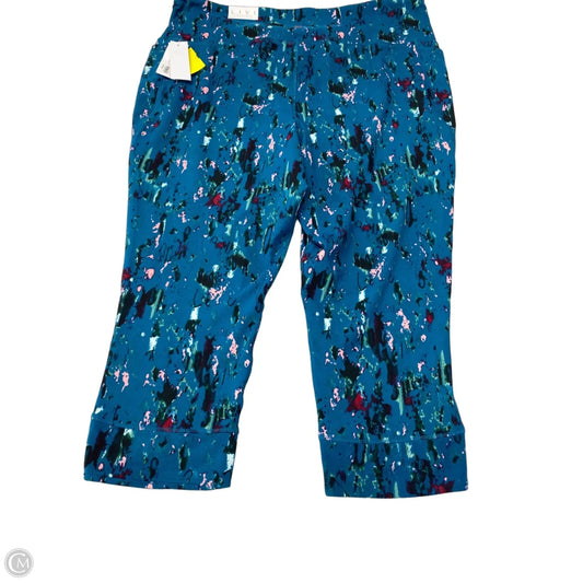 Athletic Leggings Capris By Livi Active In Multi-colored, Size: 2x