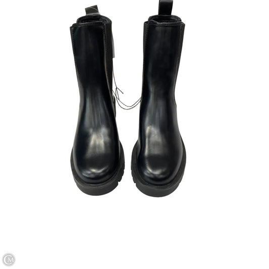 Boots Mid-calf Flats By H&m In Black, Size: 10