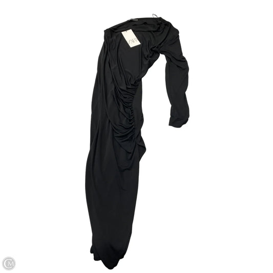 Dress Party Midi By Zara In Black, Size: M