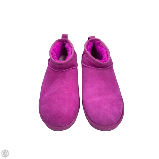 Boots Designer By Ugg In Pink, Size: 8