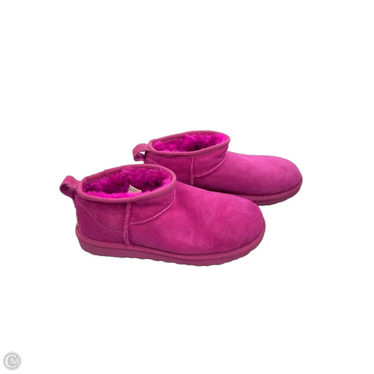 Boots Designer By Ugg In Pink, Size: 8
