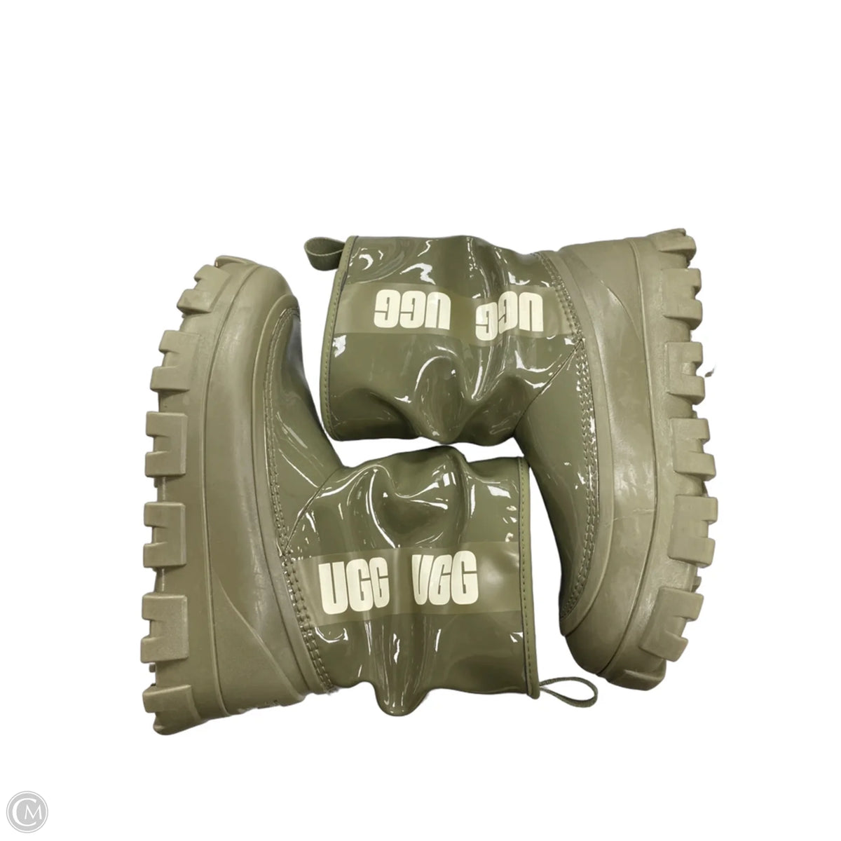 Boots Designer By Ugg In Green, Size: 8