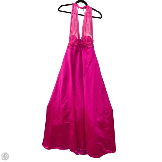 Dress Party Long By Clothes Mentor In Pink, Size: 14