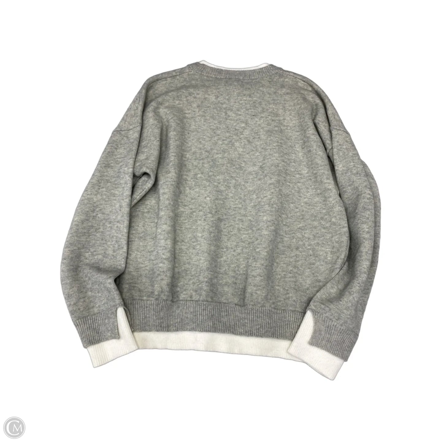 Sweater By Cme In Grey, Size: Xl
