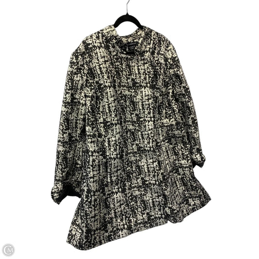Coat Other By Lane Bryant In Black & Cream, Size: 3x