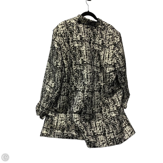 Coat Other By Lane Bryant In Black & Cream, Size: 3x