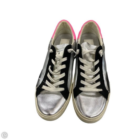 Shoes Sneakers By Dolce Vita In Black & Silver, Size: 8.5