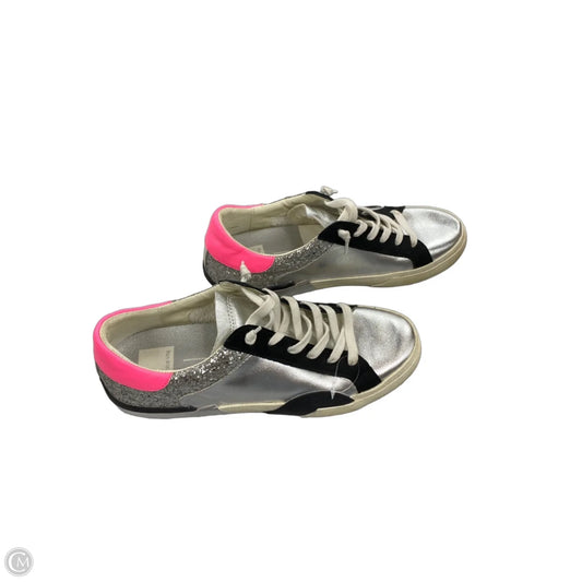 Shoes Sneakers By Dolce Vita In Black & Silver, Size: 8.5