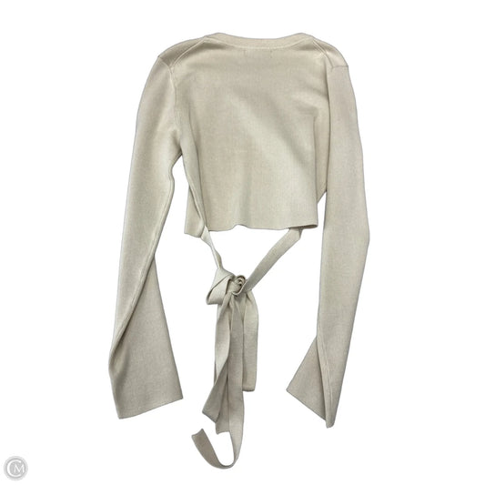 Top Long Sleeve By Clothes Mentor In Beige, Size: M