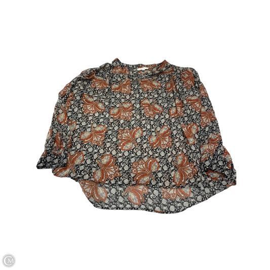 Top Long Sleeve By Suzanne Betro In Multi-colored, Size: 2x