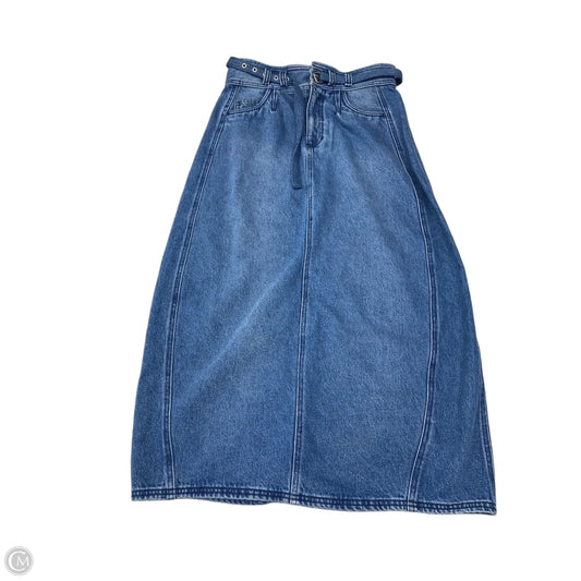 Skirt Maxi By Pilcro In Blue Denim, Size: 2