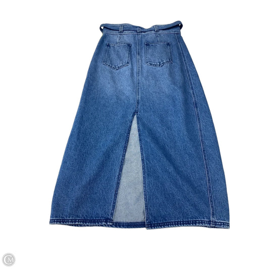 Skirt Maxi By Pilcro In Blue Denim, Size: 2