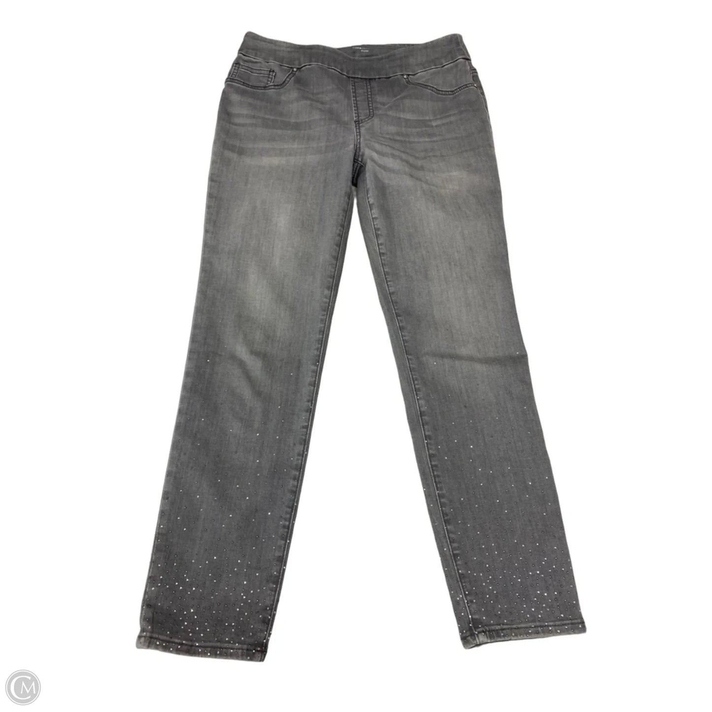 Pants Leggings By Chicos In Grey, Size: 4