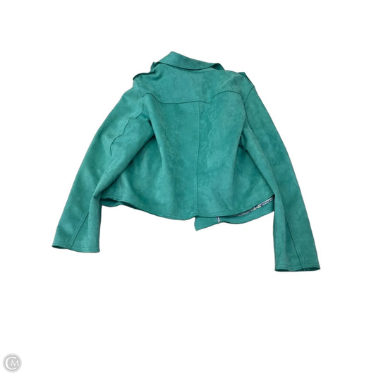 Jacket Moto By Philosophy In Aqua, Size: Xl