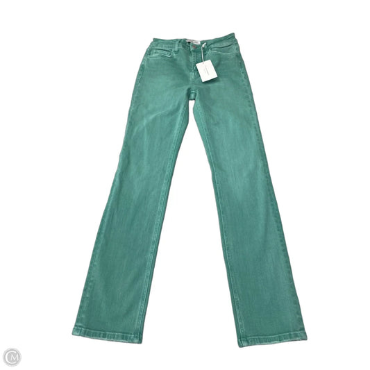 Jeans Straight By Flying Monkey In Green, Size: 4