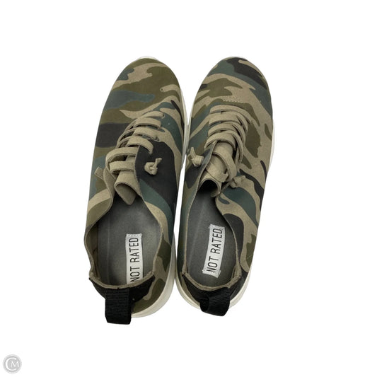 Shoes Sneakers By Not Rated In Camouflage Print, Size: 7.5