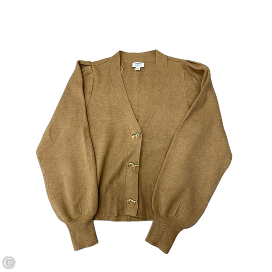 Sweater Cardigan By Crown And Ivy In Tan, Size: S