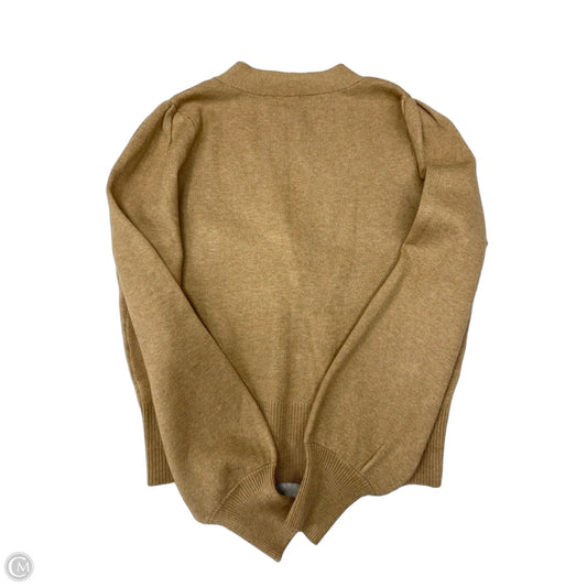 Sweater Cardigan By Crown And Ivy In Tan, Size: S