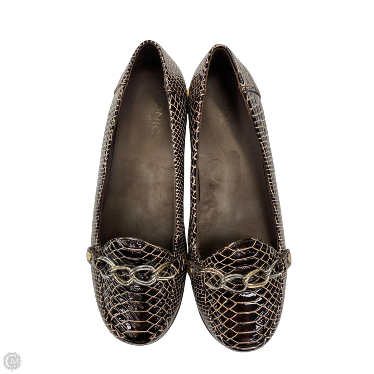 Shoes Flats By Vionic In Brown, Size: 9.5