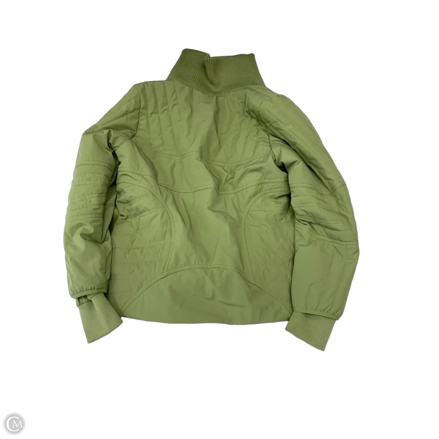 Jacket Puffer & Quilted By Cabi In Green, Size: L
