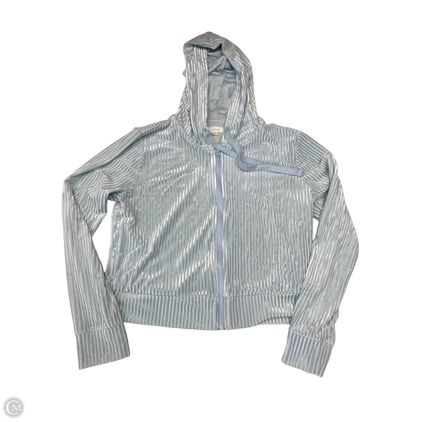 Athletic Sweatshirt Hoodie By Colsie In Blue, Size: S