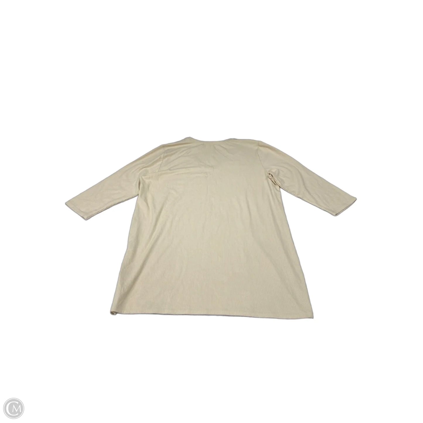 Top Long Sleeve By New York And Co In Beige, Size: Xxl