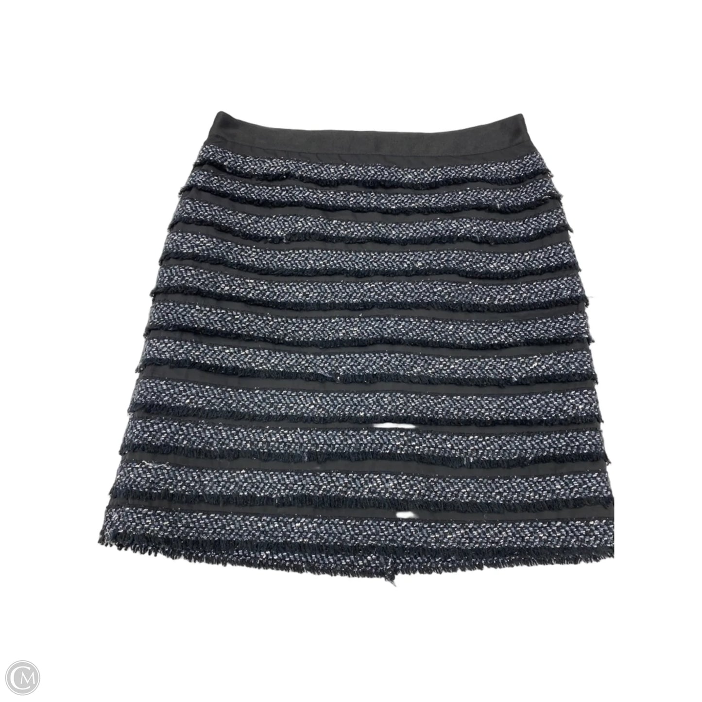 Skirt Midi By Cmc In Black & Grey, Size: 4
