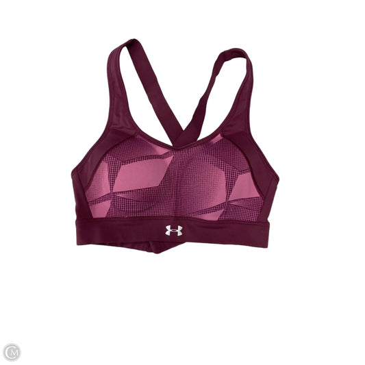 Athletic Bra By Under Armour In Mauve, Size: Xs