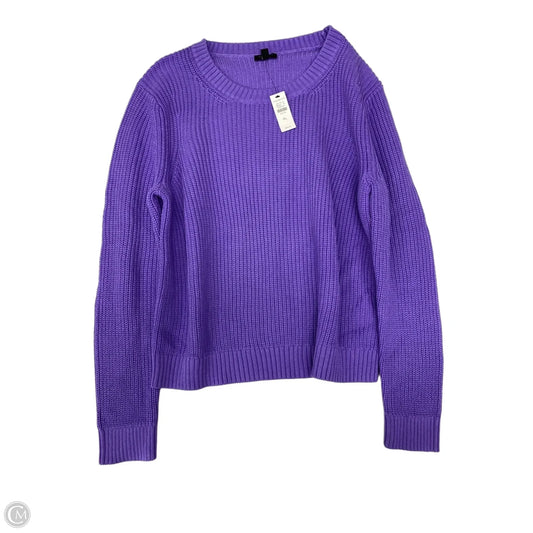 Sweater By Talbots In Purple, Size: Lp