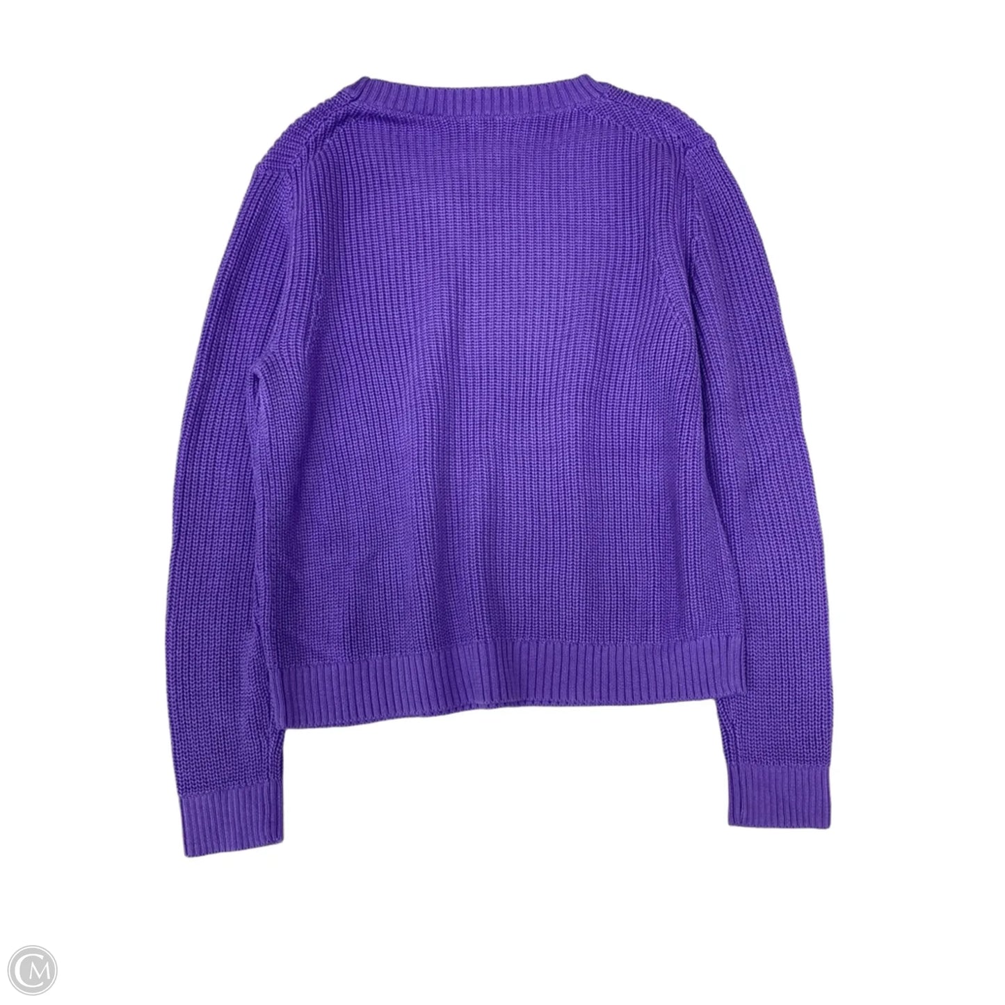 Sweater By Talbots In Purple, Size: Lp