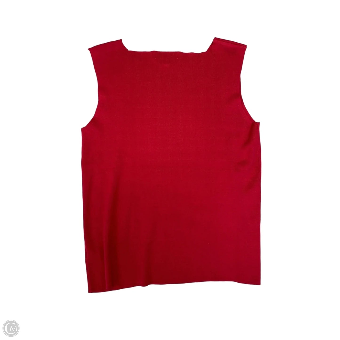 Top Sleeveless Basic By Coldwater Creek In Red, Size: L