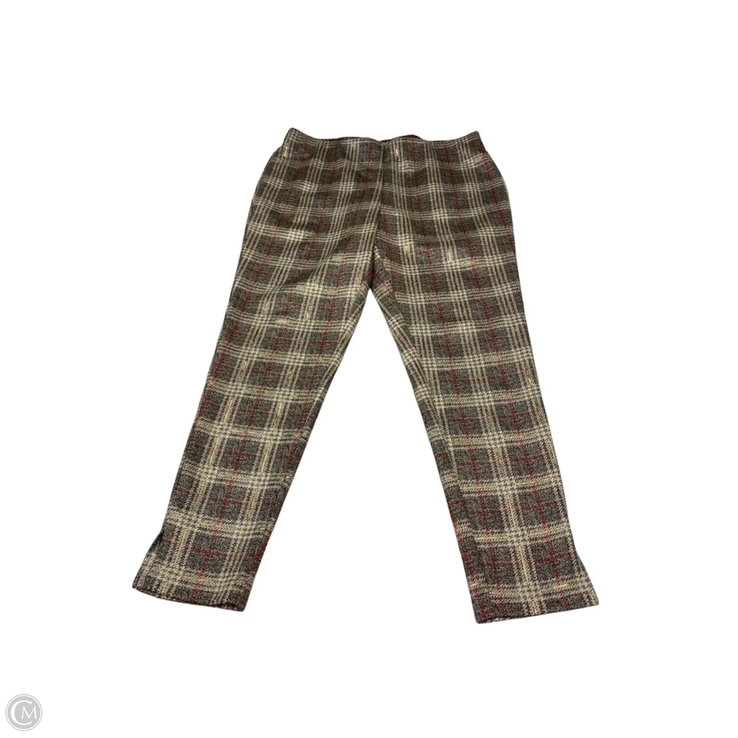 Pants Dress By Zac And Rachel In Plaid Pattern, Size: L