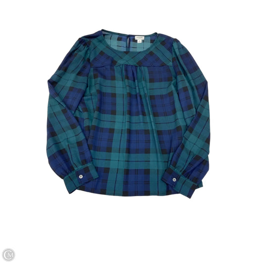 Top Long Sleeve By J. Crew In Multi-colored, Size: M