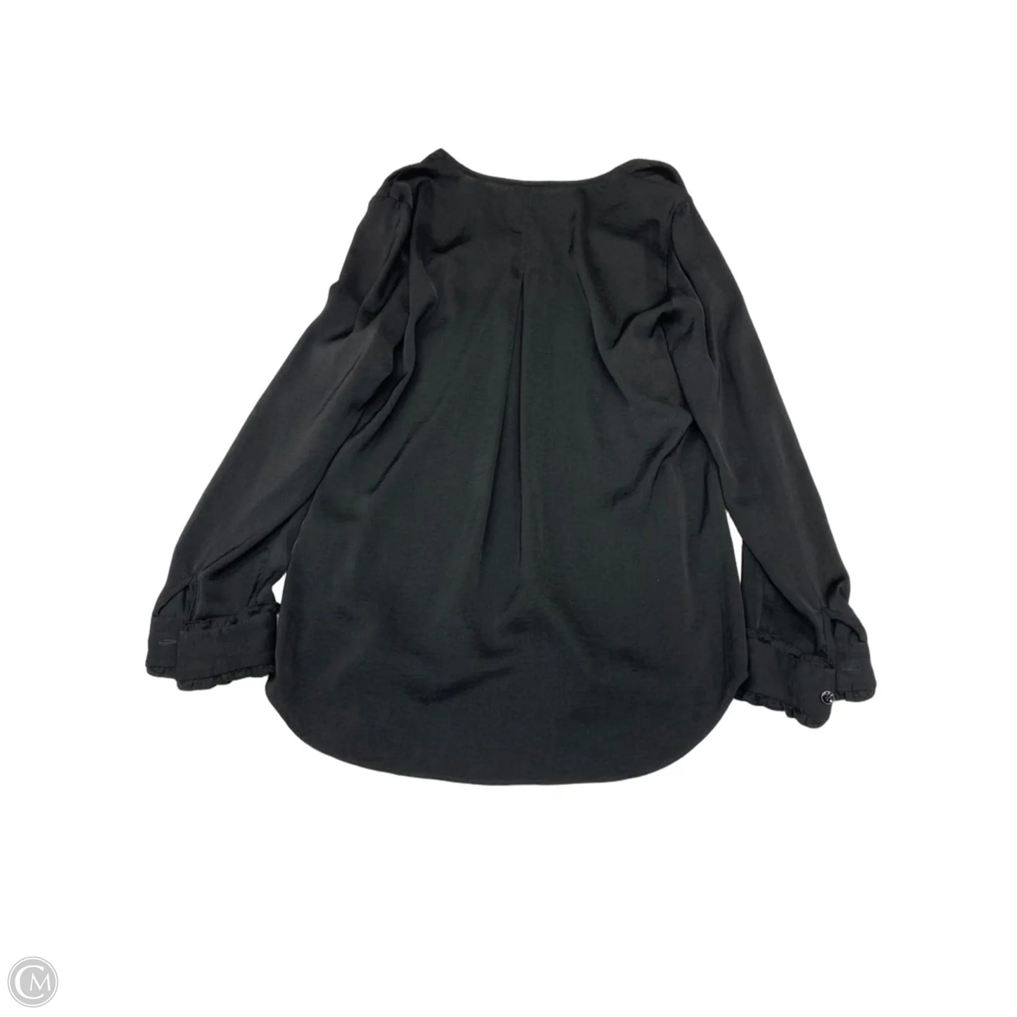 Top Long Sleeve Basic By Cabi In Black, Size: M