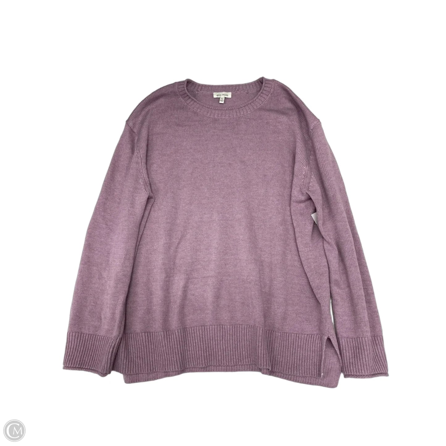 Sweater By Ella Moss In Purple, Size: M