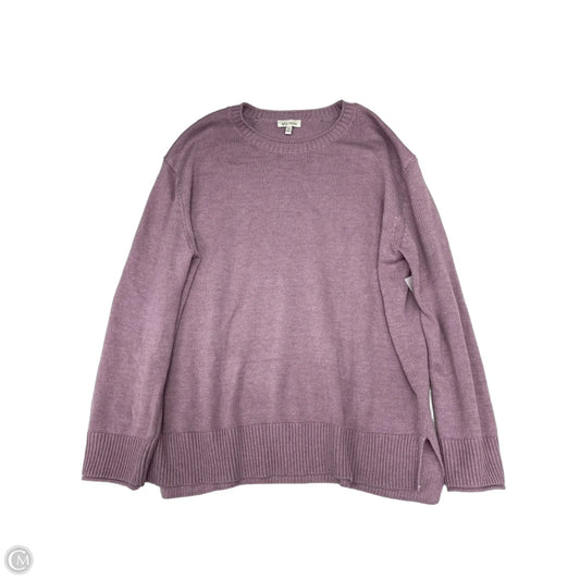 Sweater By Ella Moss In Purple, Size: M