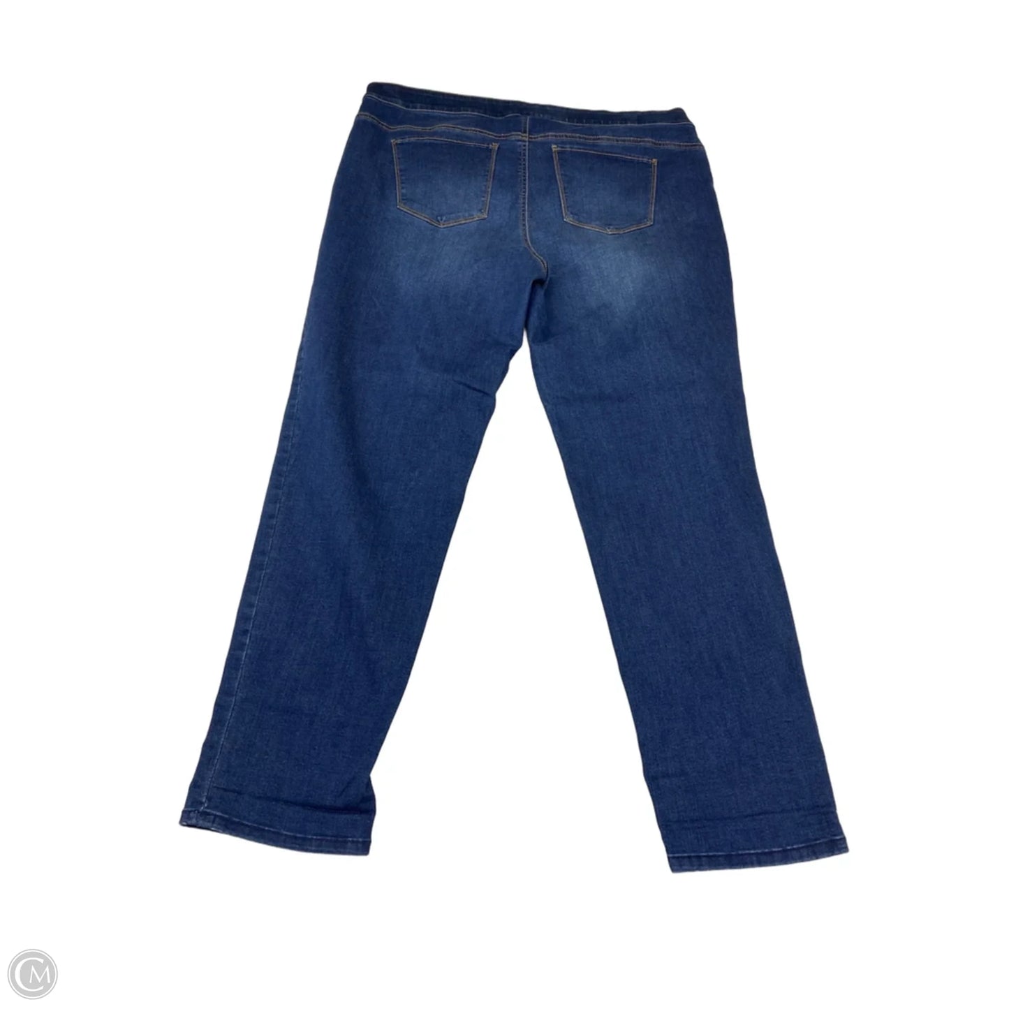 Jeans Skinny By Croft And Barrow In Blue, Size: 16